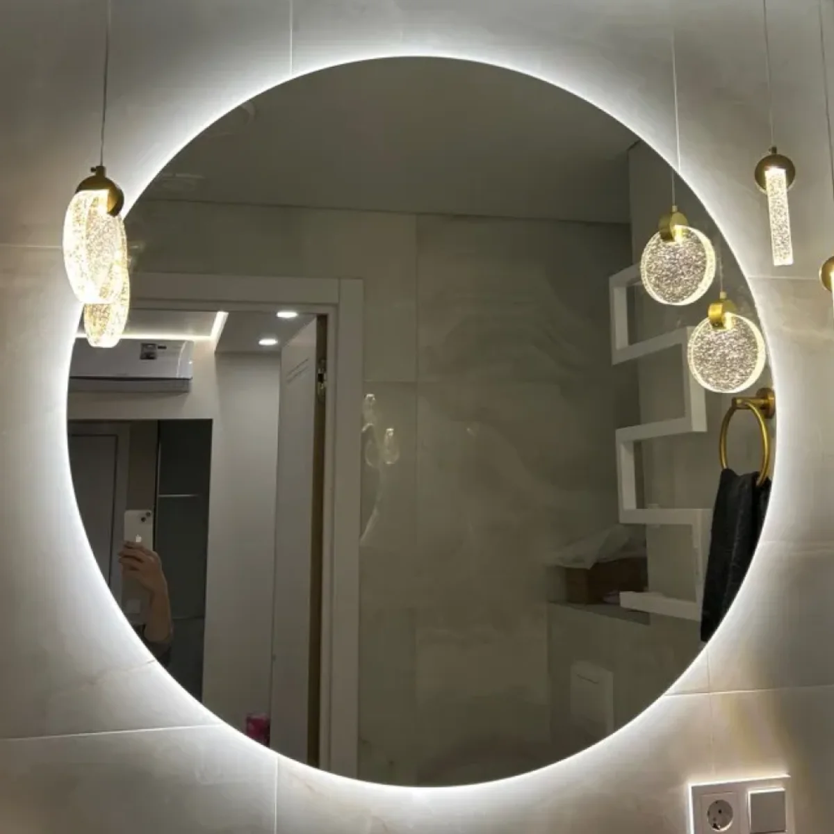 Круглое зеркало RAUNTEL NF LED L