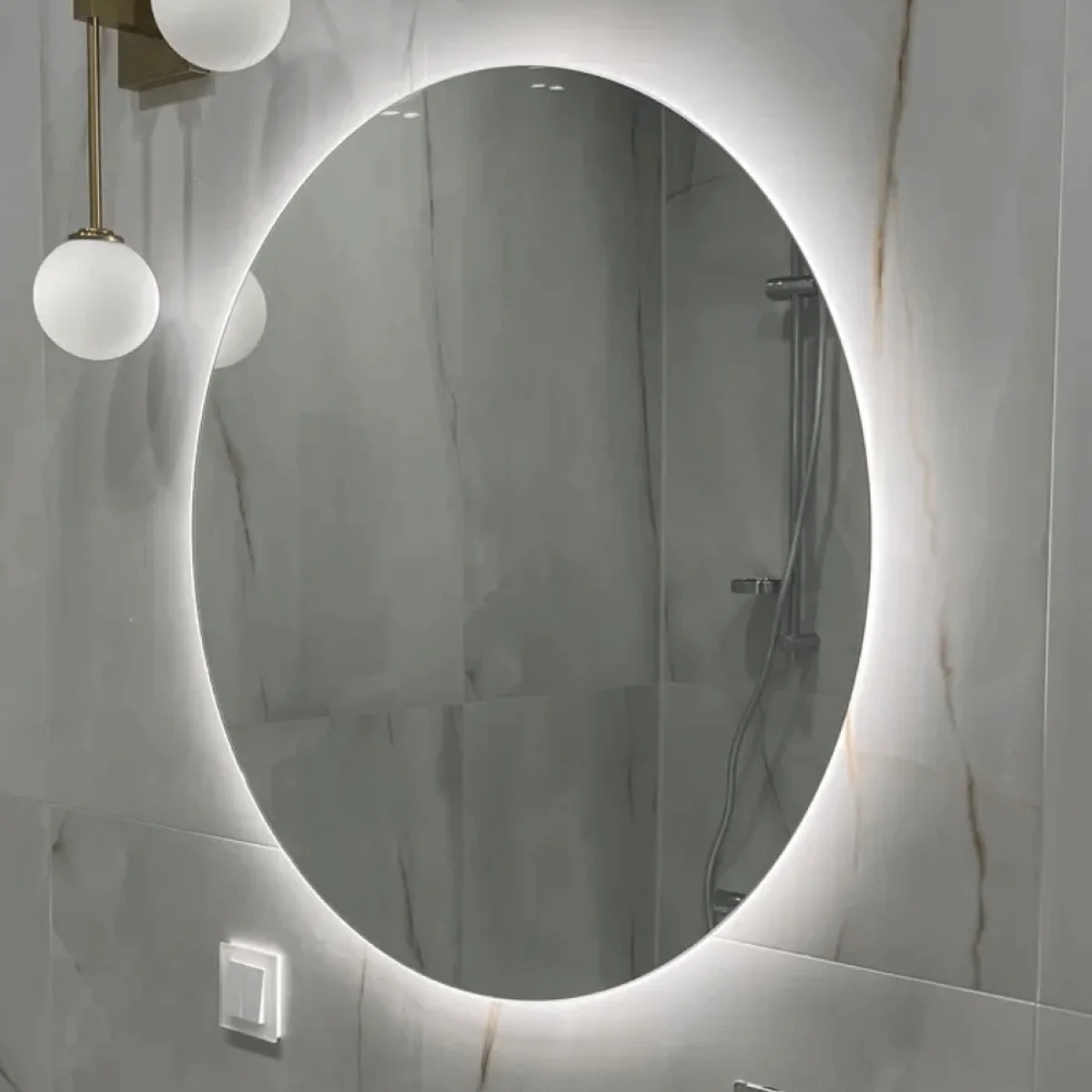 Круглое зеркало RAUNTEL NF LED M